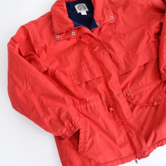 Vintage R&R Red Utility Fall Jacket Size 12 - Picture 8 of 15